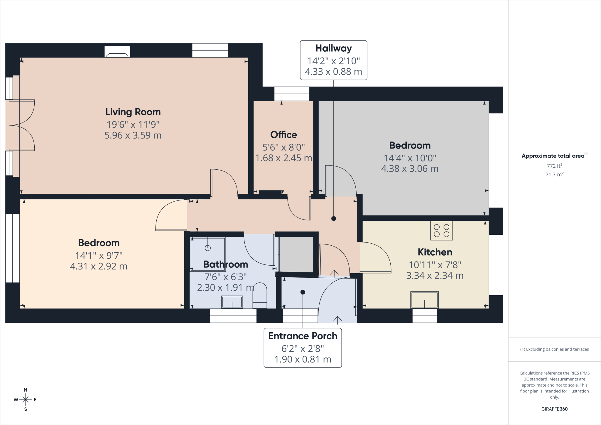 West Hill, Codnor, Ripley, Derbyshire, DE5 floorplan