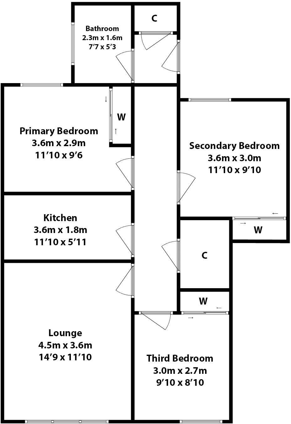 182 Main Street, ML4 floorplan