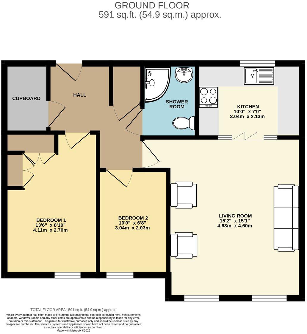 Trinity Court, Whitehaven, CA28 floorplan