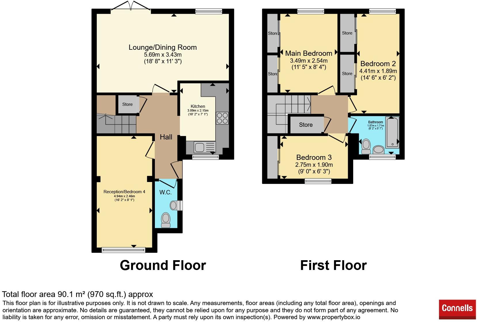 Clifton Way, Borehamwood floorplan
