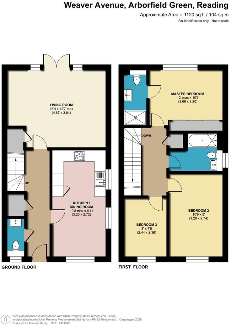 Weaver Avenue, Arborfield Green, Berkshire, RG2 9TR floorplan
