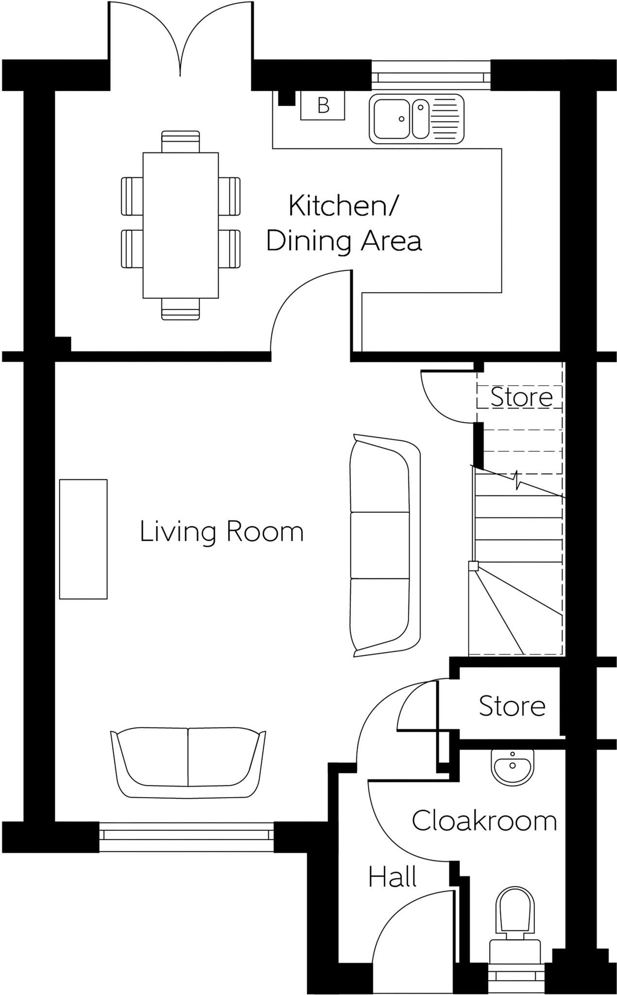 Shawfair, 
Edinburgh,
EH22 1PA floorplan