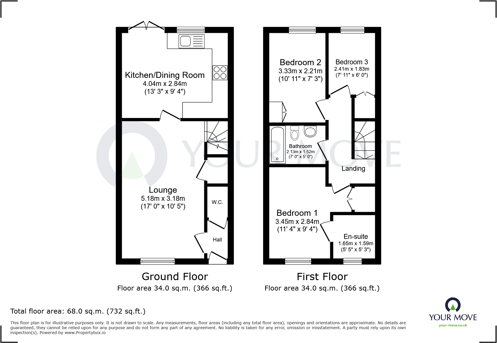 Sylvan Avenue, Kirkby-in-Ashfield, Nottingham, Nottinghamshire, NG17 floorplan