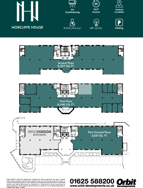 Norcliffe House Floorplans