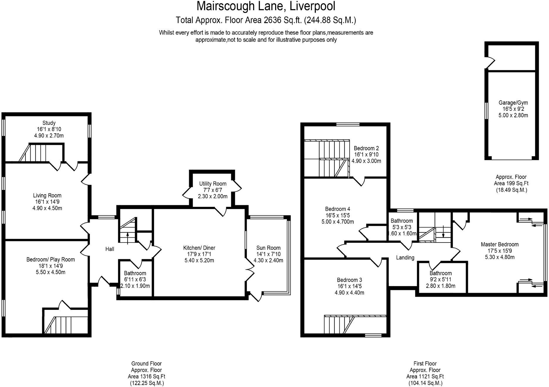 Mairscough Lane, Liverpool, L31 floorplan