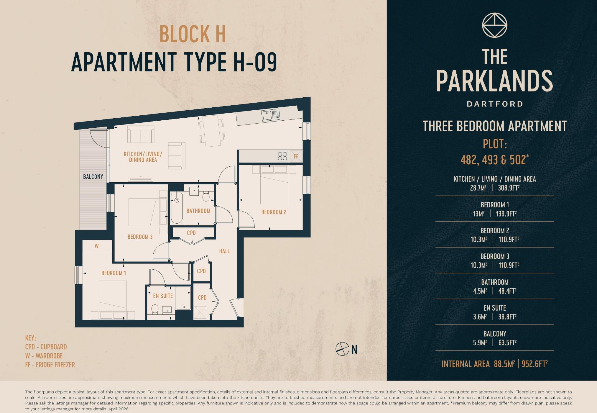 The Parklands, Dartford, Kent, DA1 floorplan