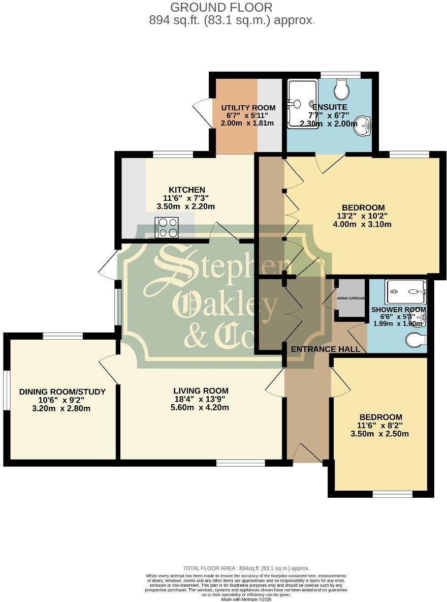 Freemans Gardens, Olney floorplan