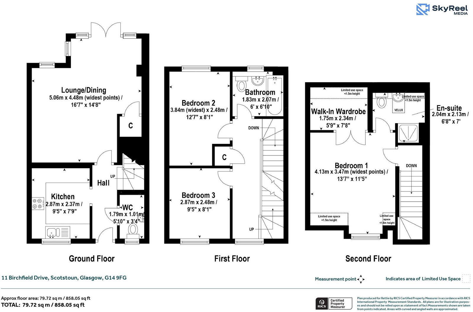 Birchfield Drive, Glasgow, G14 9FG floorplan