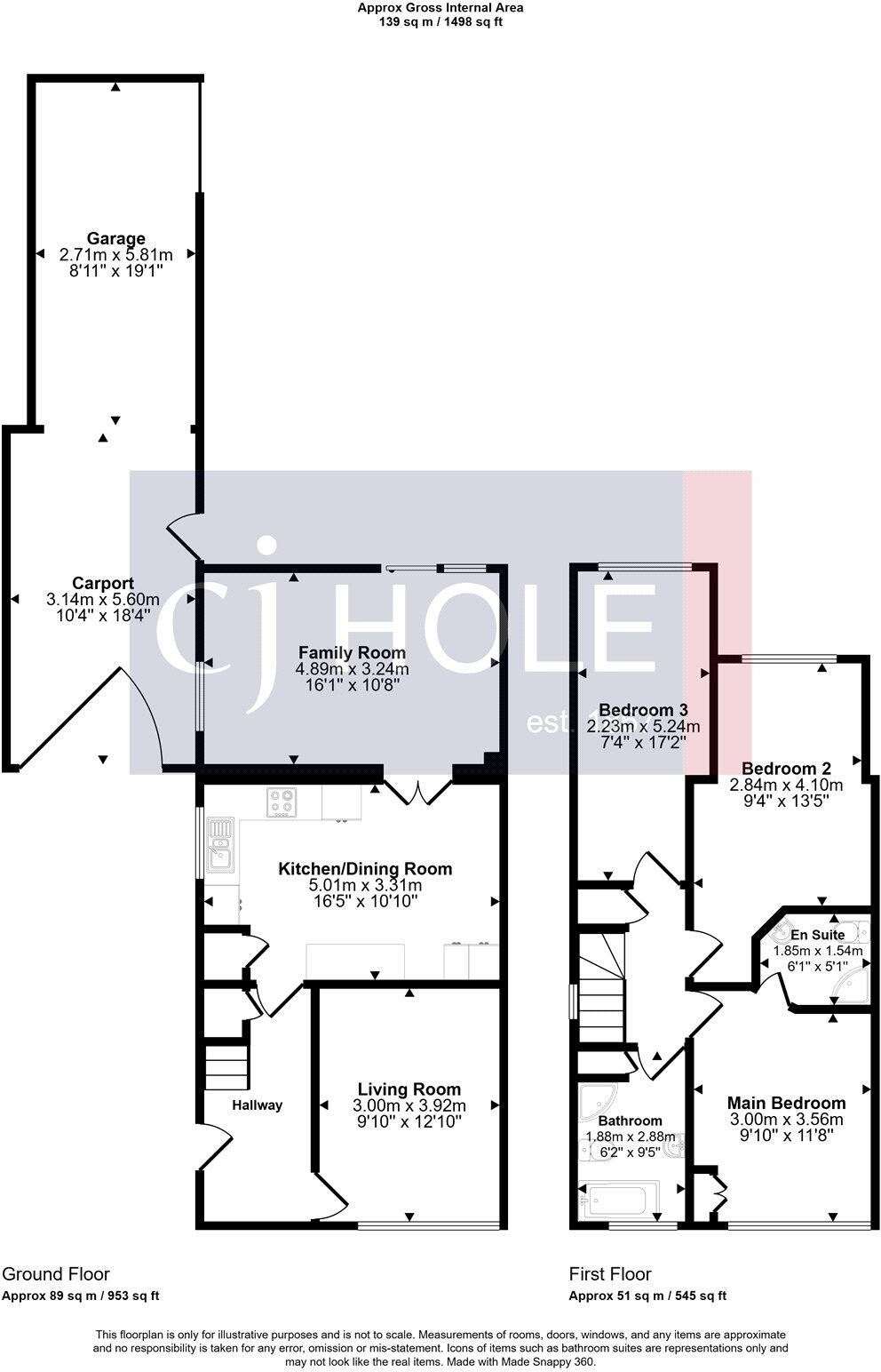 Chosen Way, Hucclecote, Gloucester, GL3 floorplan