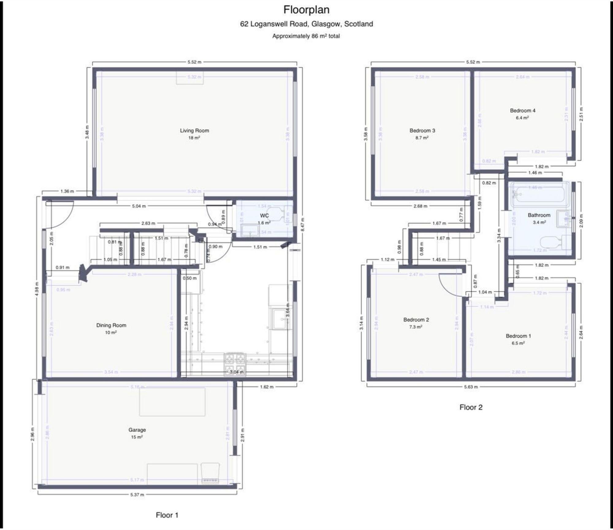 Loganswell Road, Thornliebank, G46 floorplan