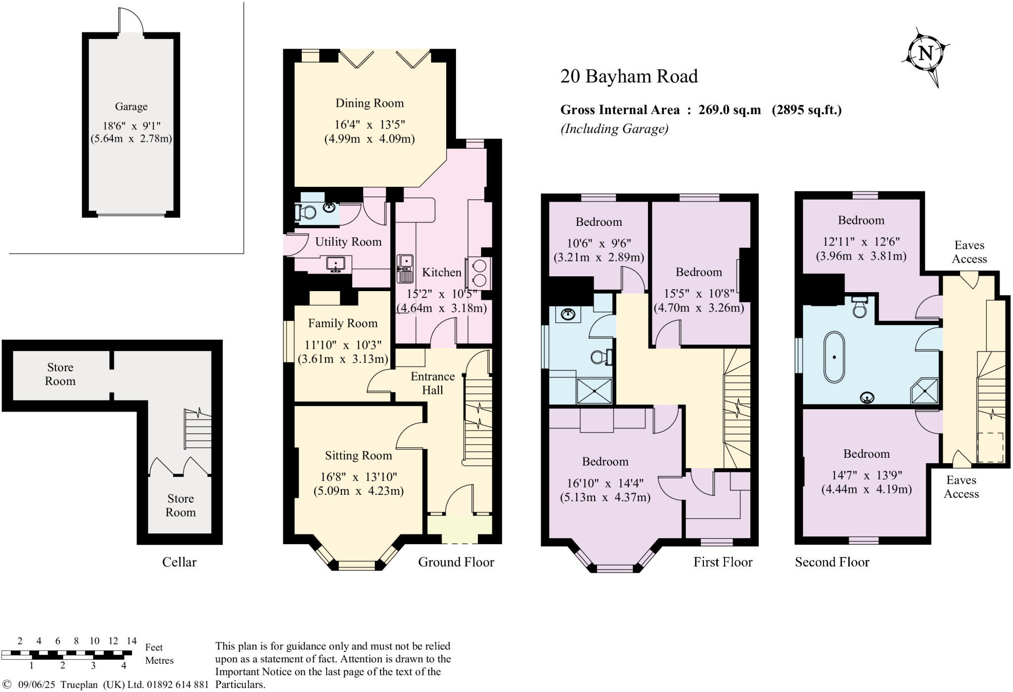 Bayham Road, Sevenoaks, Kent, TN13. floorplan