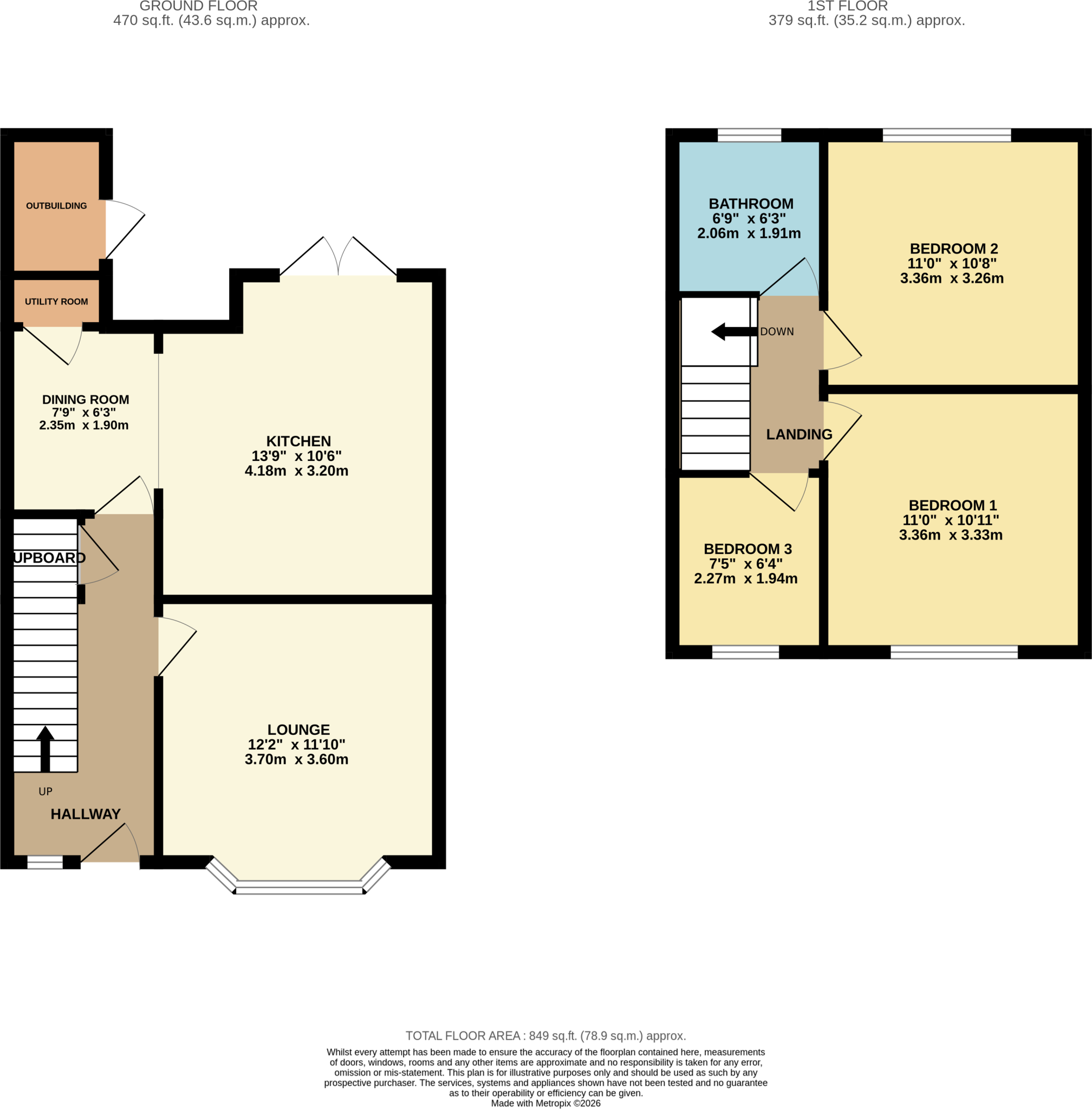 Hyde Road, Denton floorplan