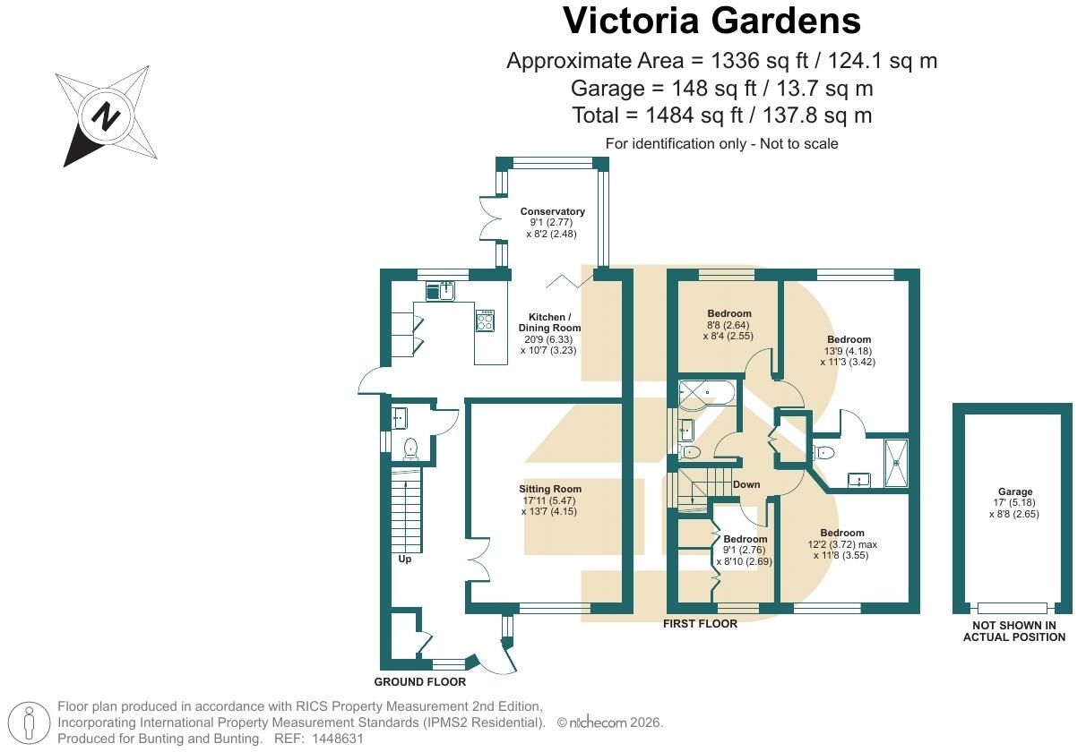 Victoria Gardens, Biggin Hill, Westerham, Kent, TN16 floorplan