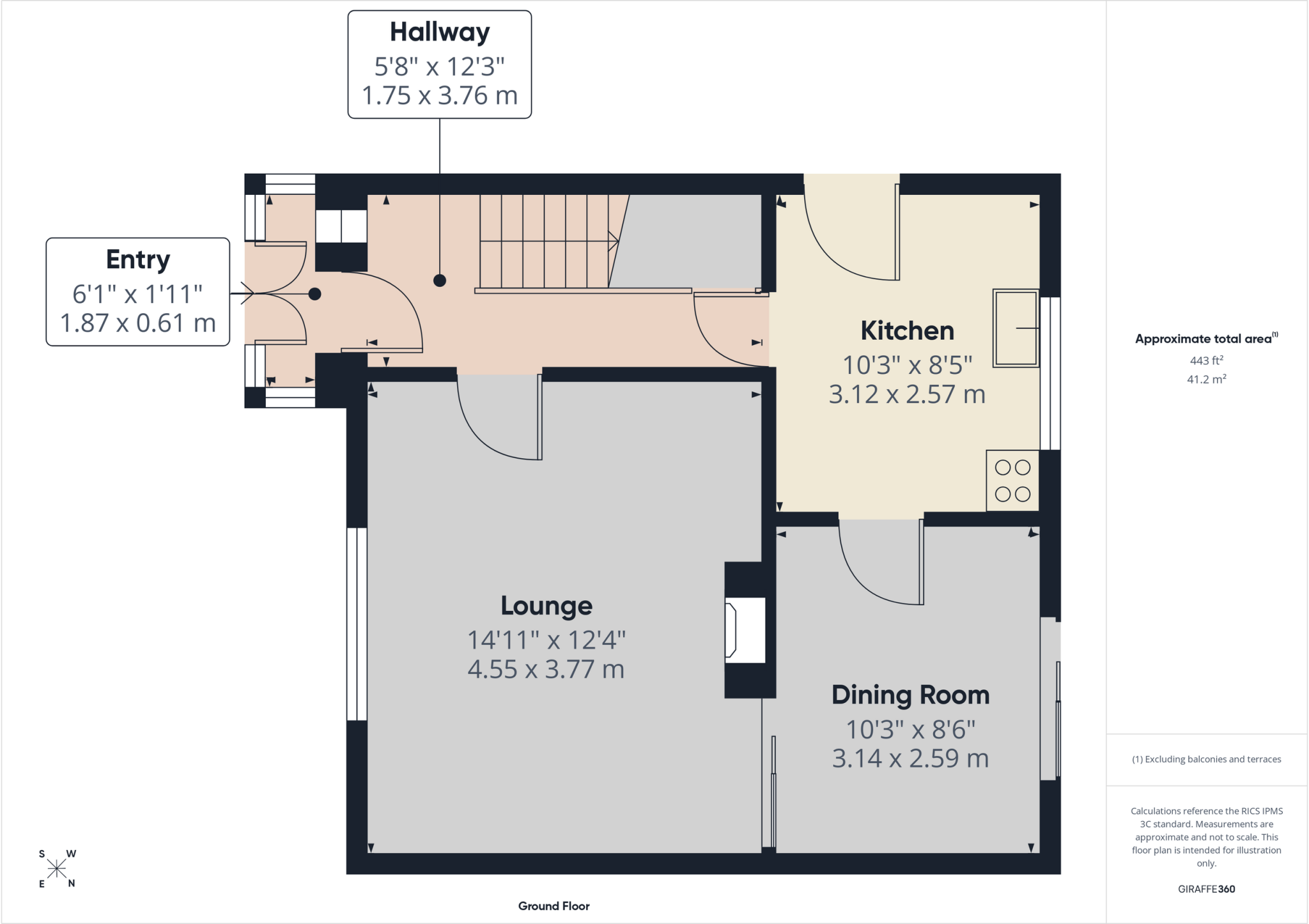 Prince Charles Avenue, Mackworth floorplan