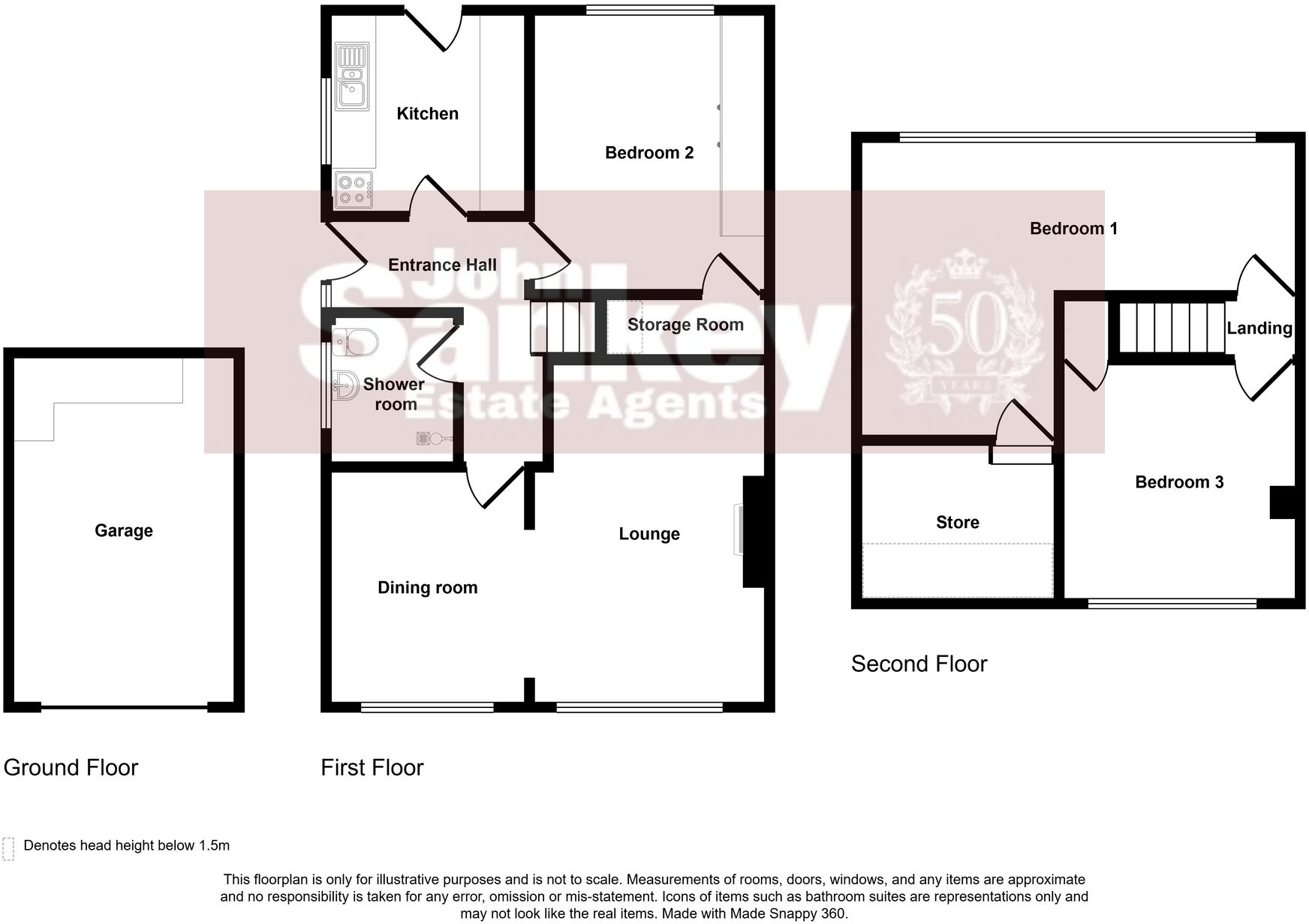 Budby Avenue, Mansfield, NG18 floorplan