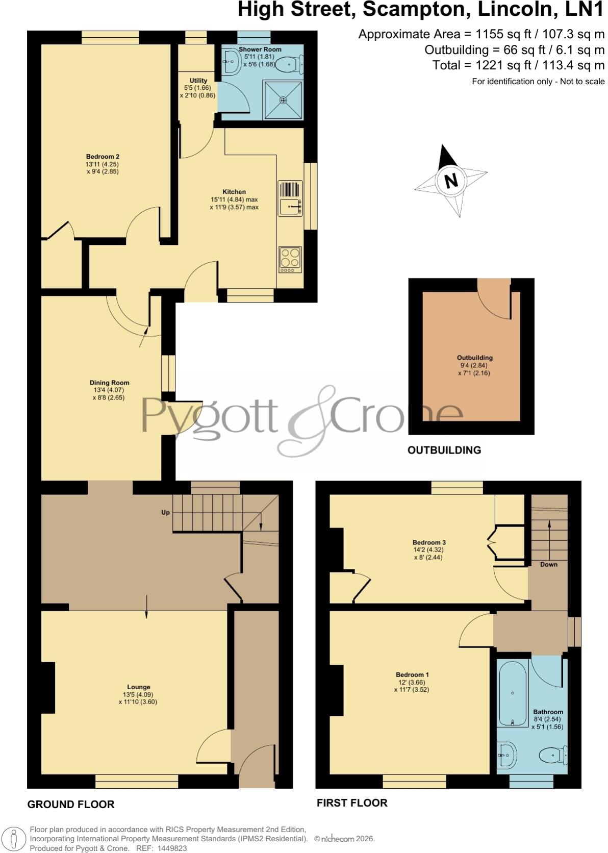 High Street, Scampton, Lincoln, Lincolnshire, LN1 floorplan