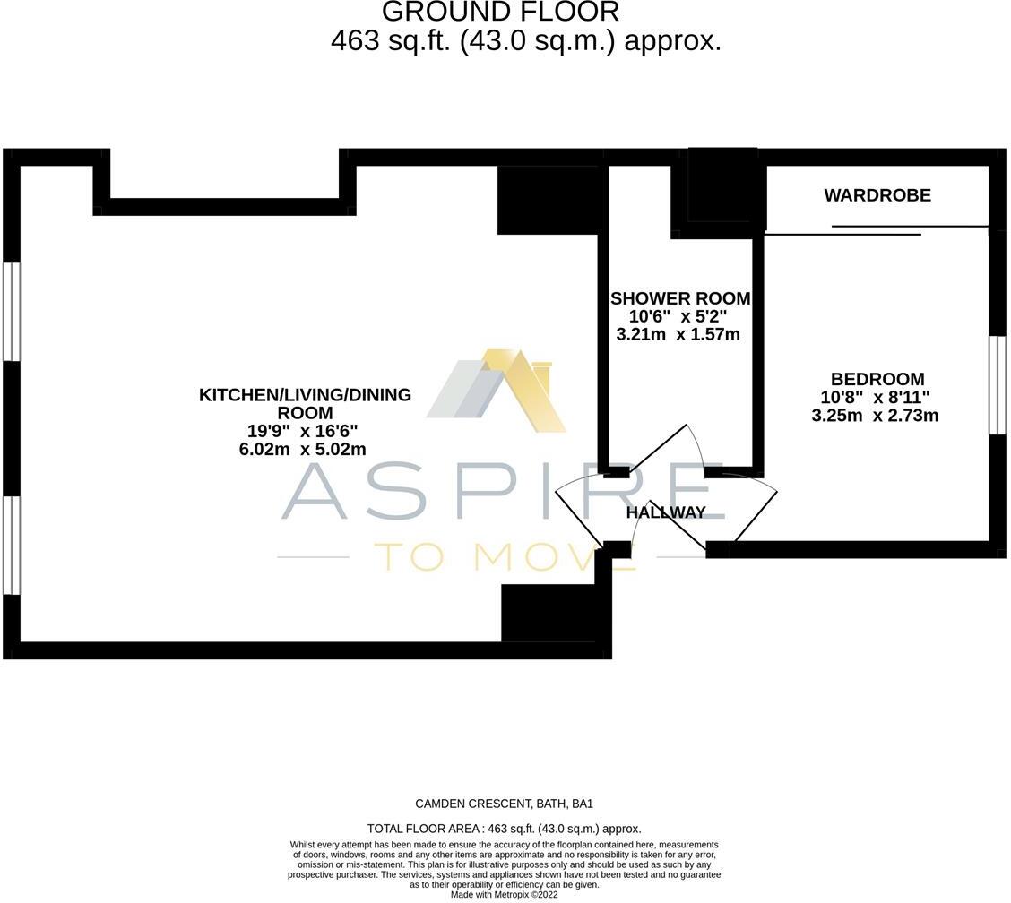 Camden Crescent, Bath, BA1 floorplan
