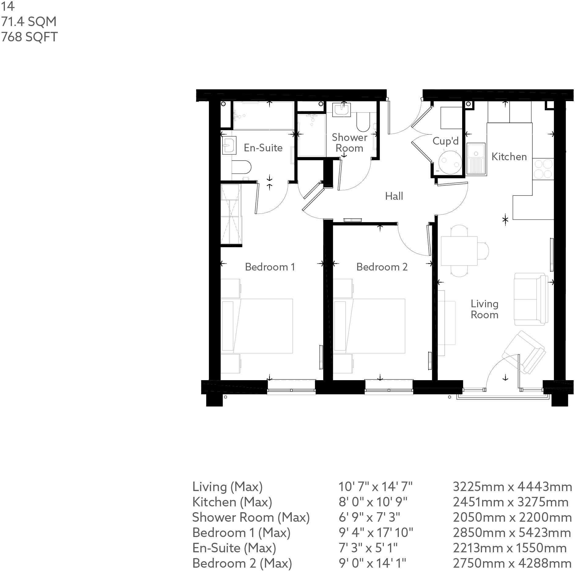 Beesons House, 
Beeson's Yard,
Bury Lane,
Rickmansworth,
WD3 1DS floorplan