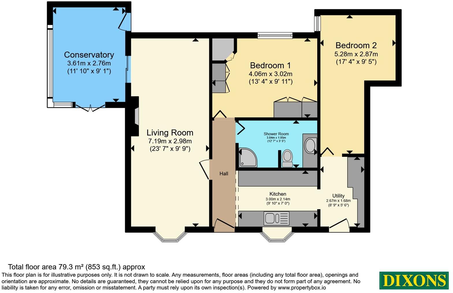 Severnside, Highley, Bridgnorth, Shropshire, WV16 floorplan