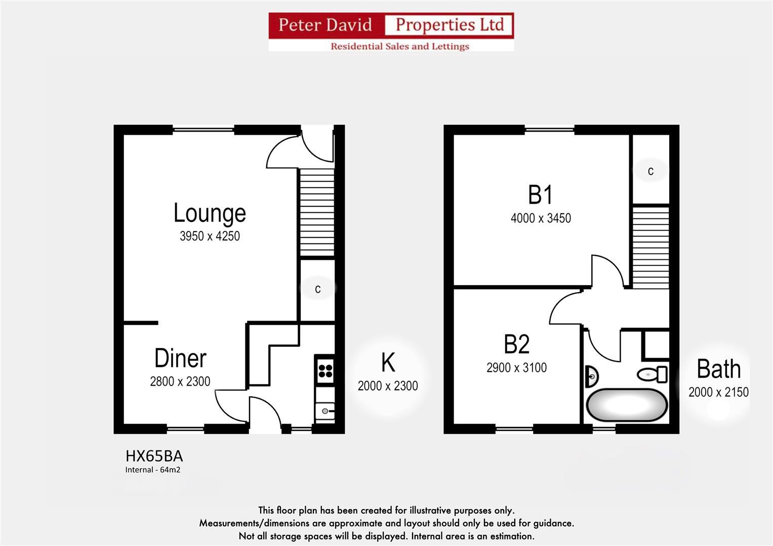Stocks Crescent, Hebden Bridge floorplan