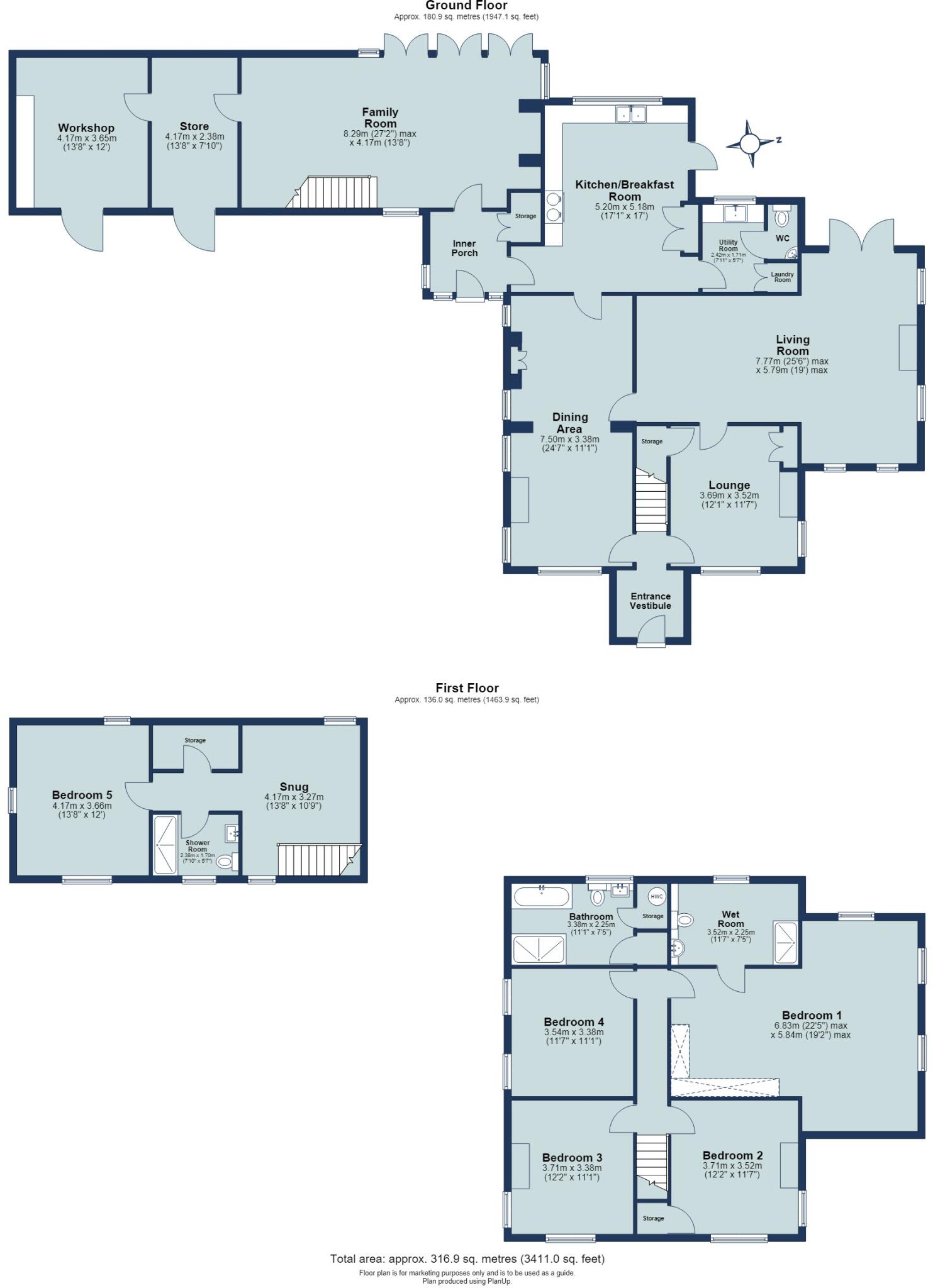Chad Lane, Flamstead, Hertfordshire, AL3 floorplan