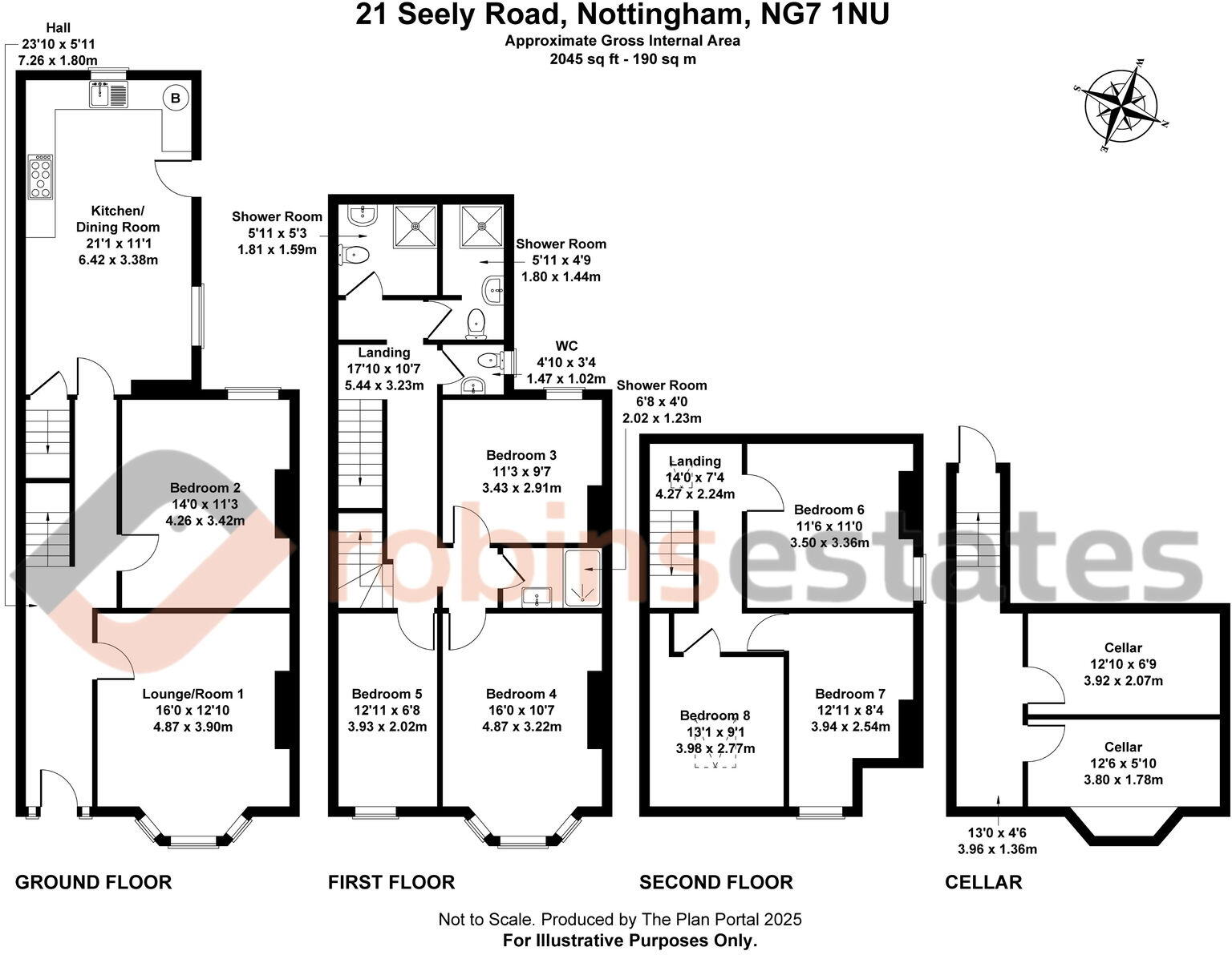 Seely Road, Nottingham, NG7 floorplan