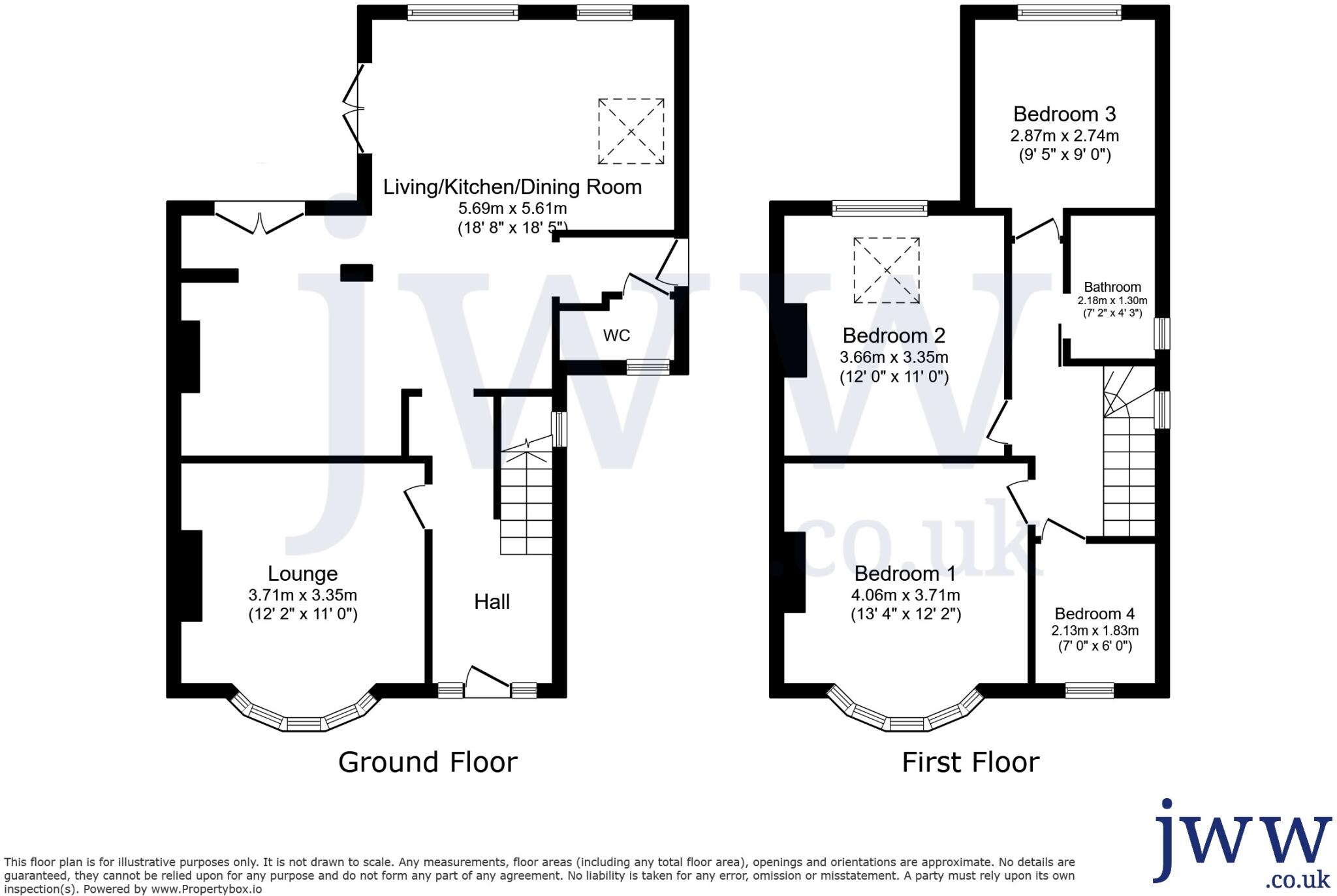 Springwell Avenue, North End, Durham, DH1 floorplan
