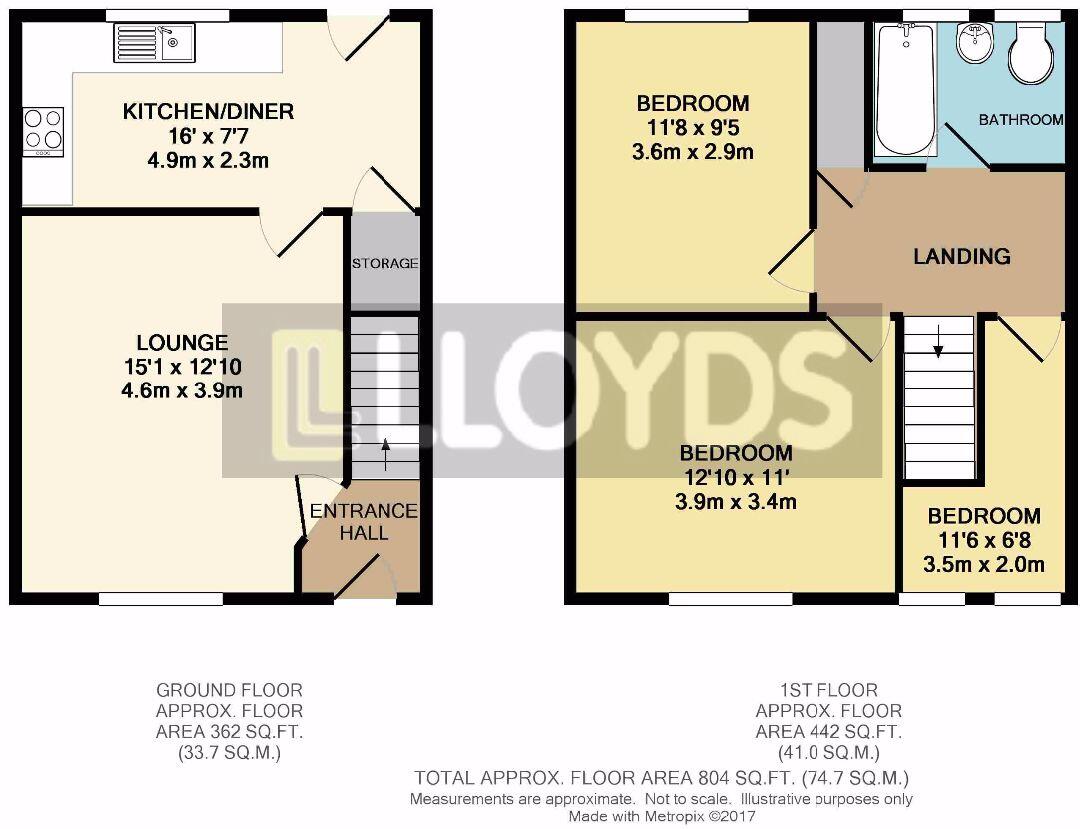 Thirlmere Avenue, Orford, Warrington floorplan