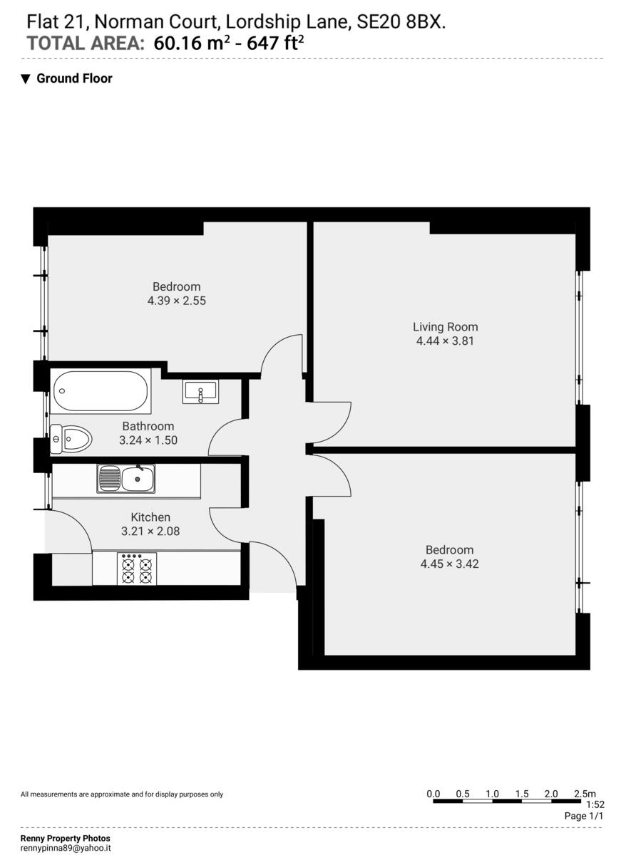 Lordship Lane, London floorplan