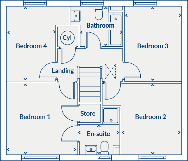 Springhill and Leadloch Road,
Shotts
 ML7 5FH floorplan