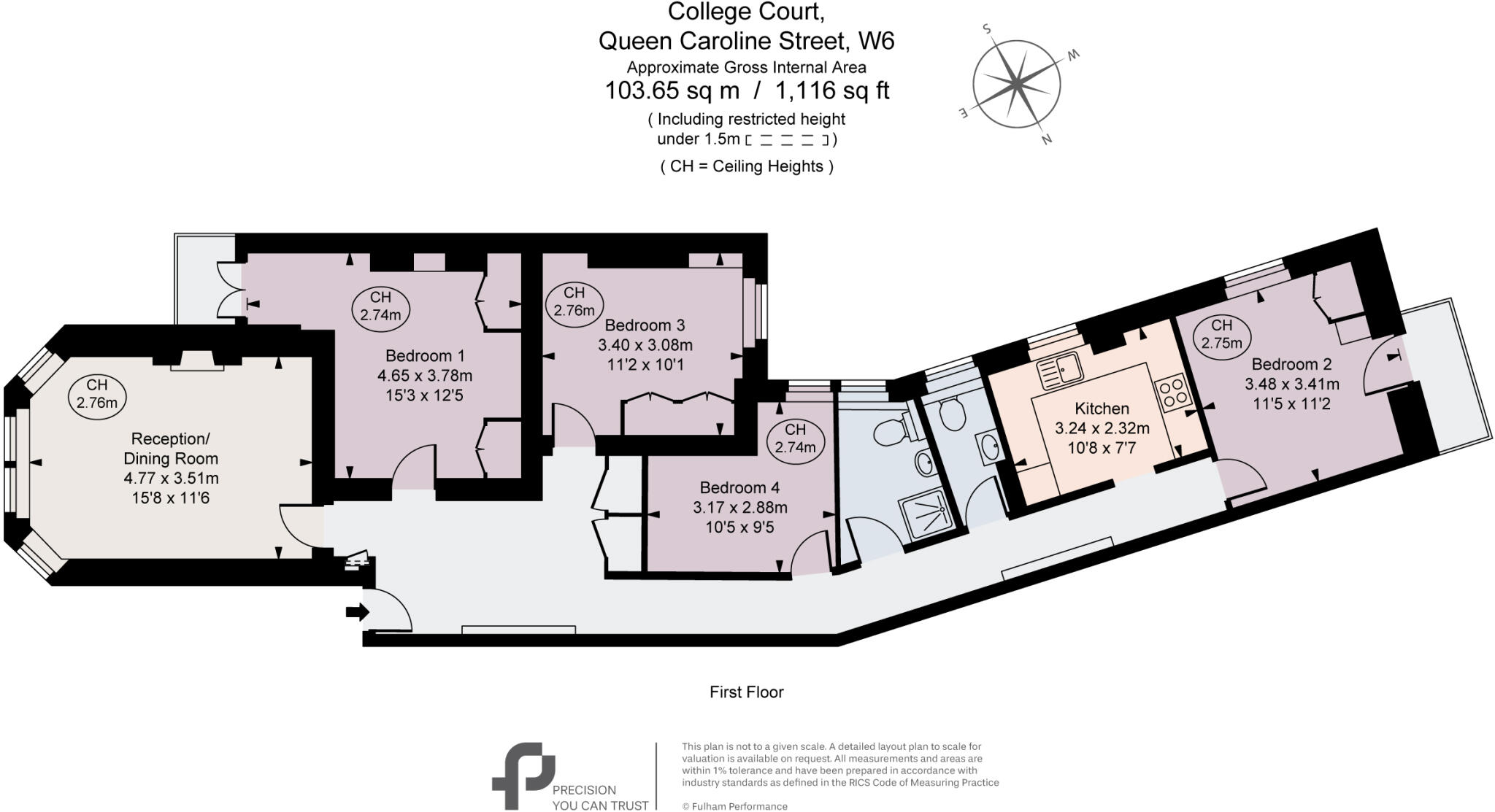 College Court, Queen Caroline Street, London, W6 floorplan