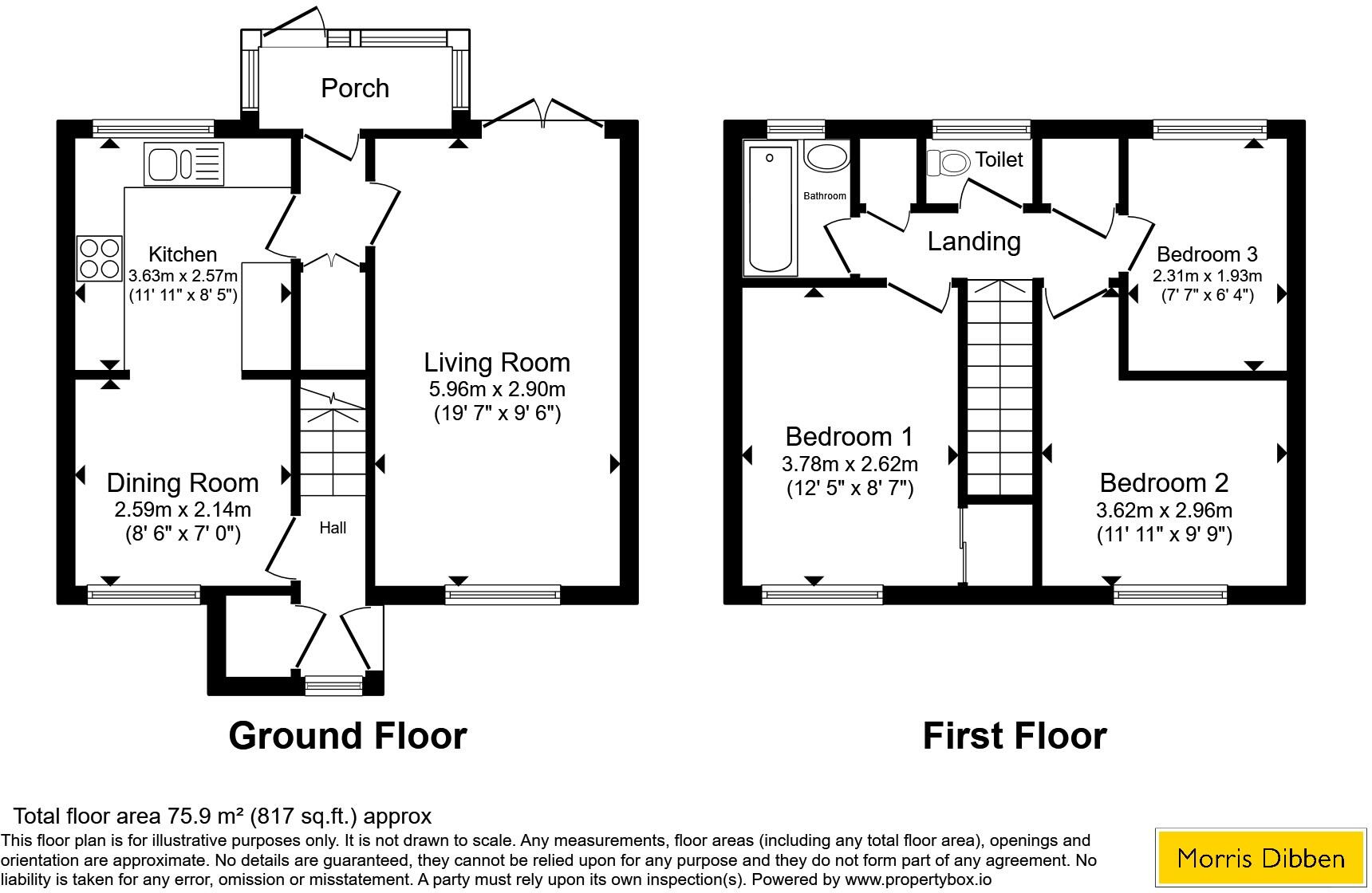 Brading Close, Bassett Green, Southampton, Hampshire, SO16 floorplan