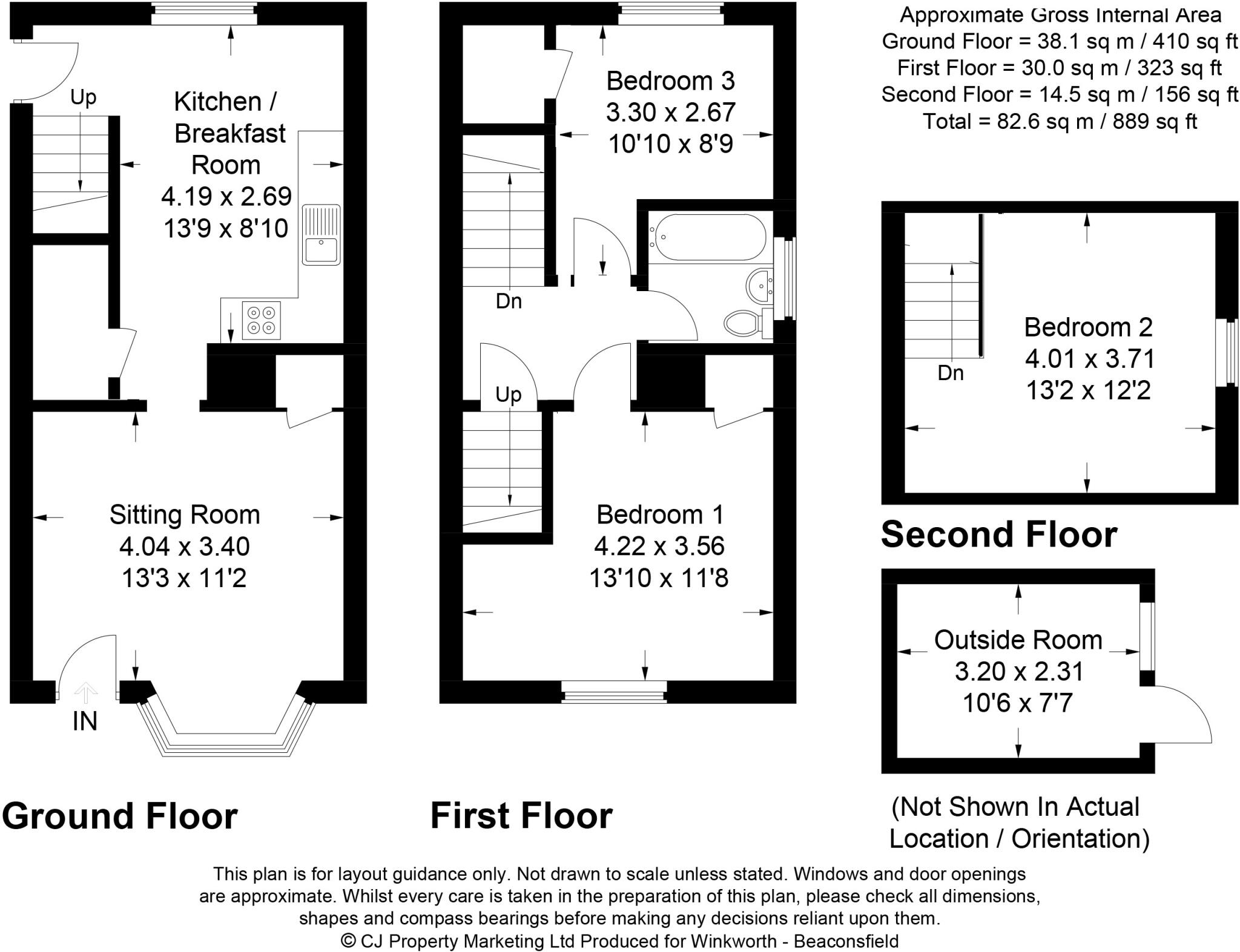 London End, Beaconsfield, HP9 floorplan