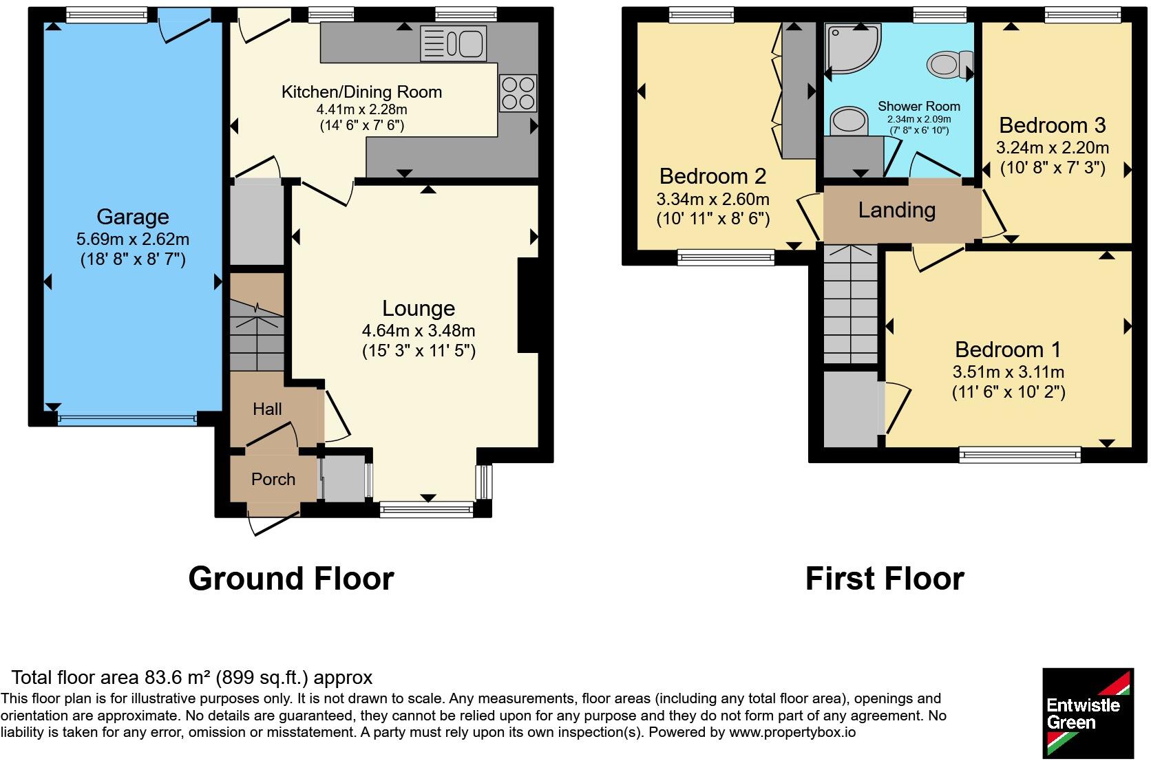 Bent Lane, Leyland, Lancashire, PR25 floorplan