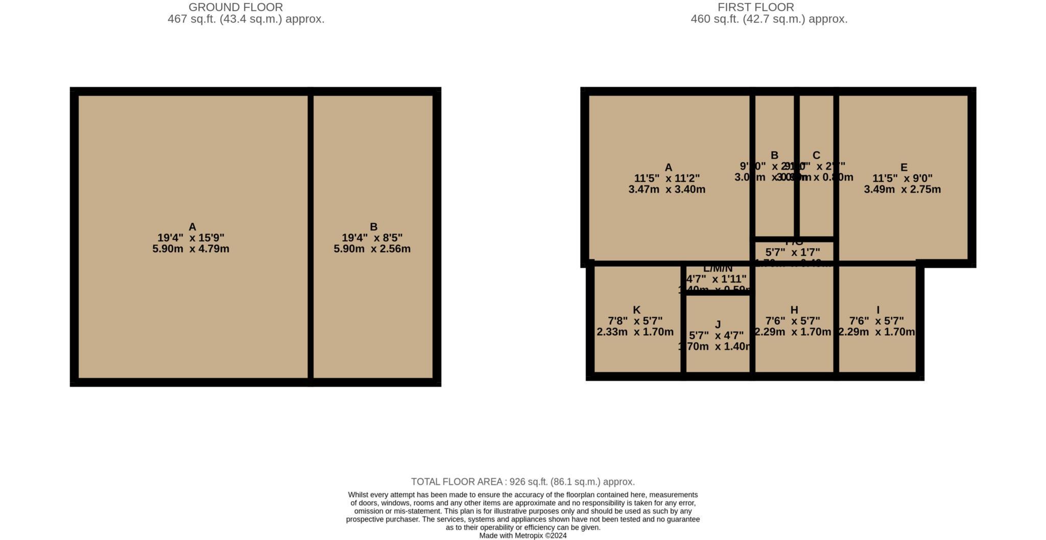 Martock Avenue, Westcliff On Sea floorplan