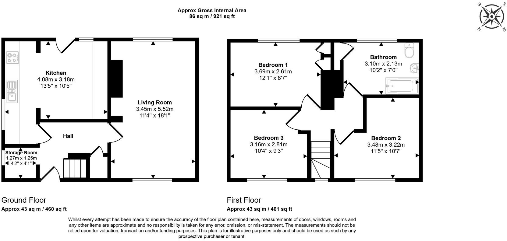 Poplar Road, Skellow, DN6 floorplan