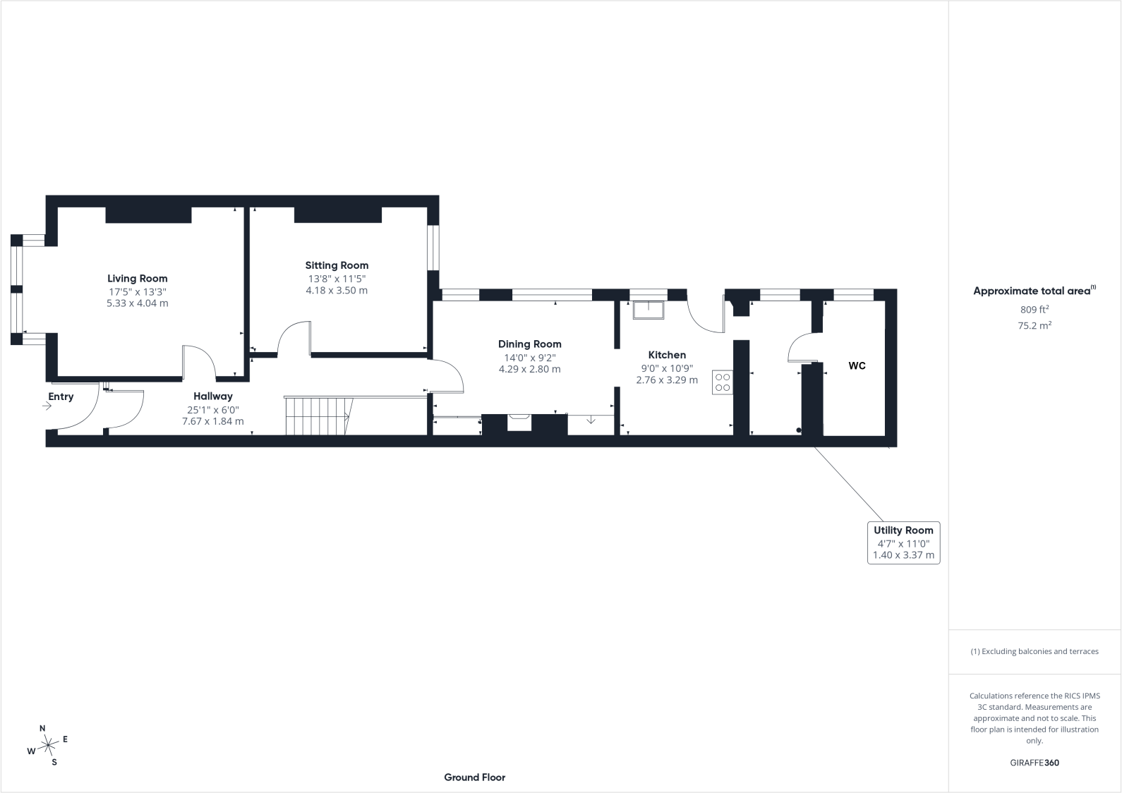 Marshall Avenue, Bridlington, YO15 2DS floorplan