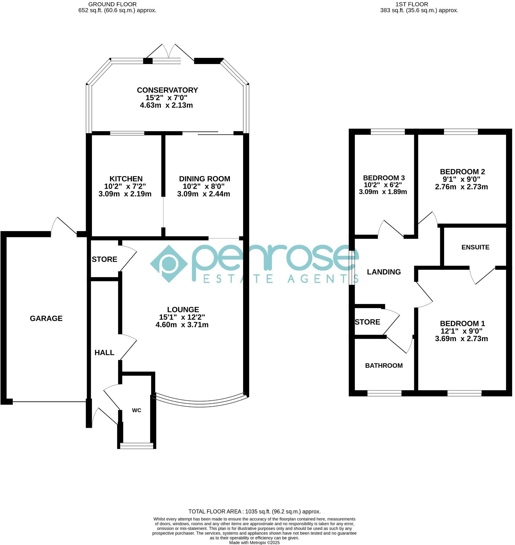 Reedsdale, Luton, Bedfordshire, LU2 9TG floorplan