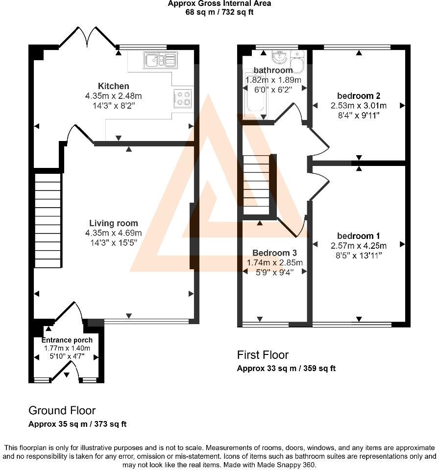 Kitching Grove, Darlington floorplan
