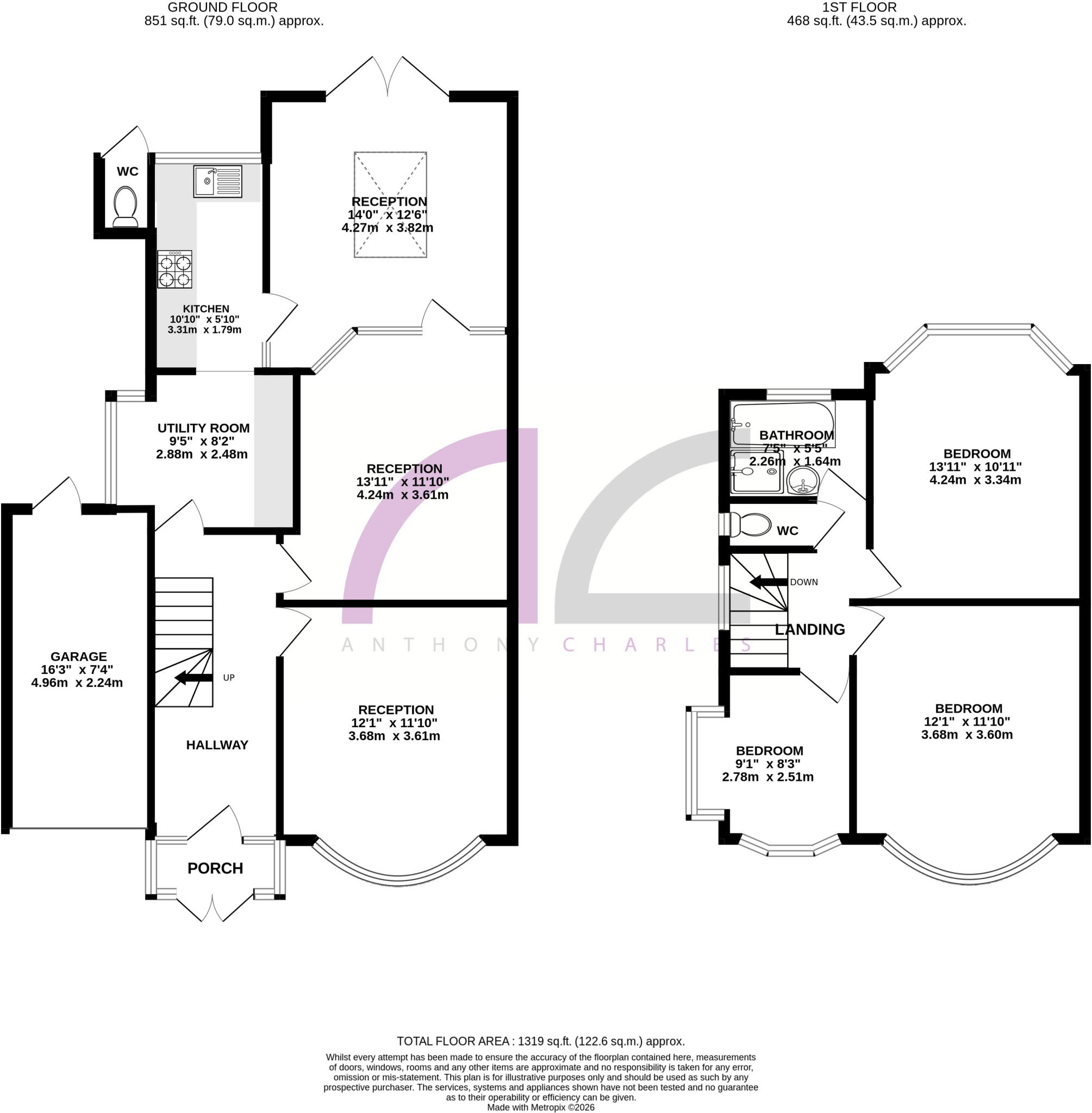 Chase Way, Southgate, N14 5DE floorplan