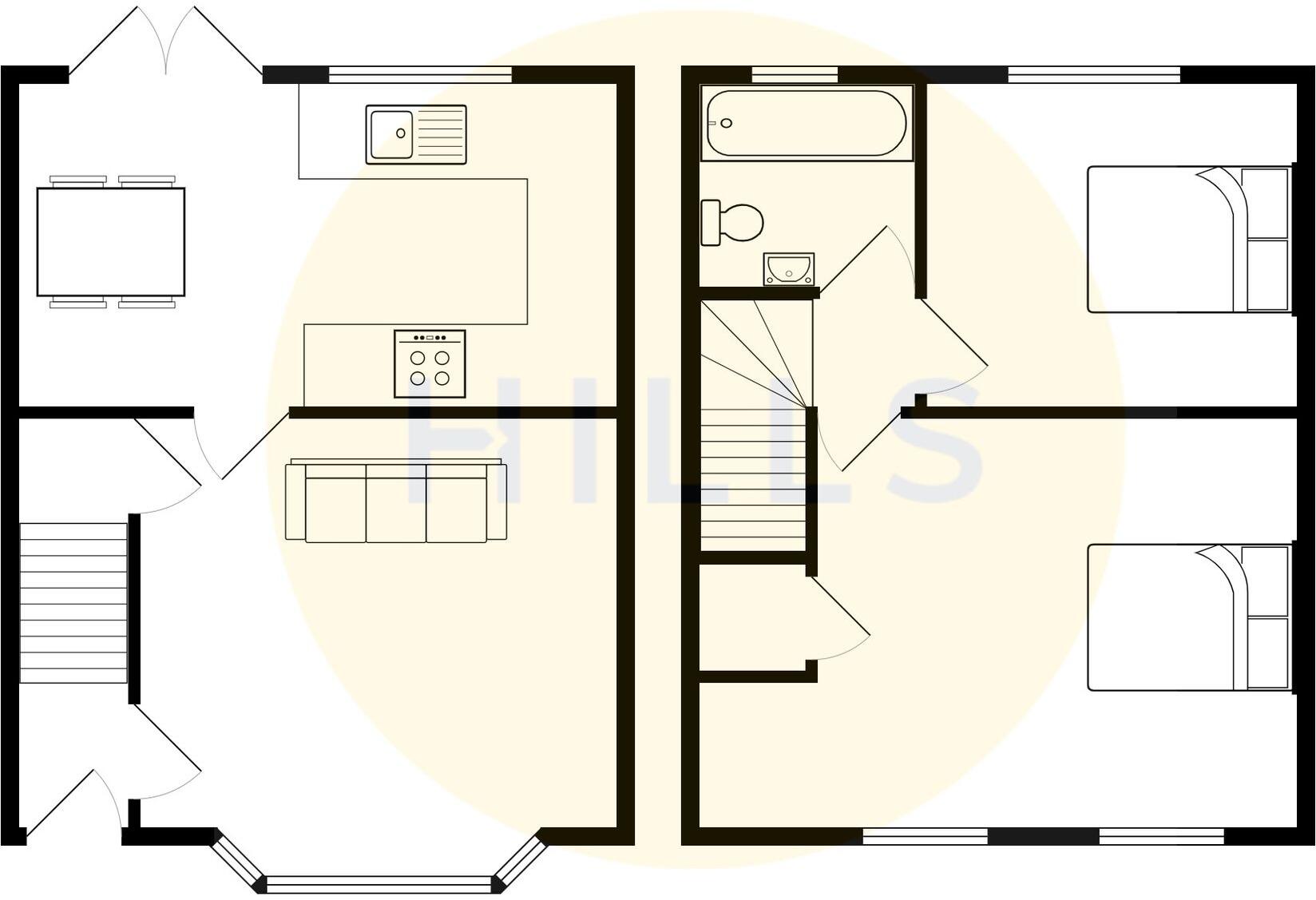 Waterslea, Eccles, M30 floorplan