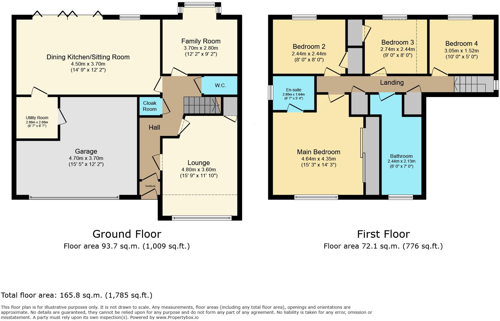 19 Cauldhame Street, New Carron, Falkirk, FK2 7GP floorplan