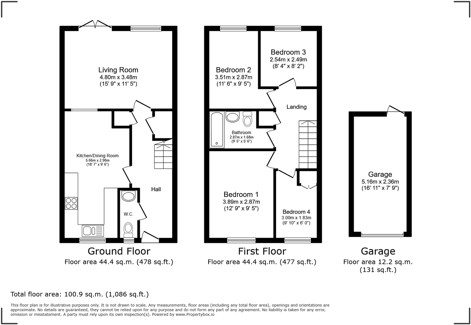 Badgers Close, Horsham floorplan