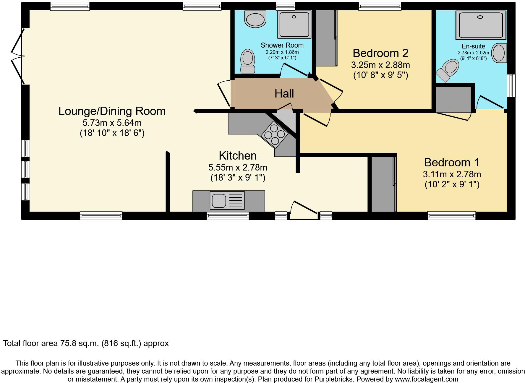 Highlands, Newquay, TR8 floorplan