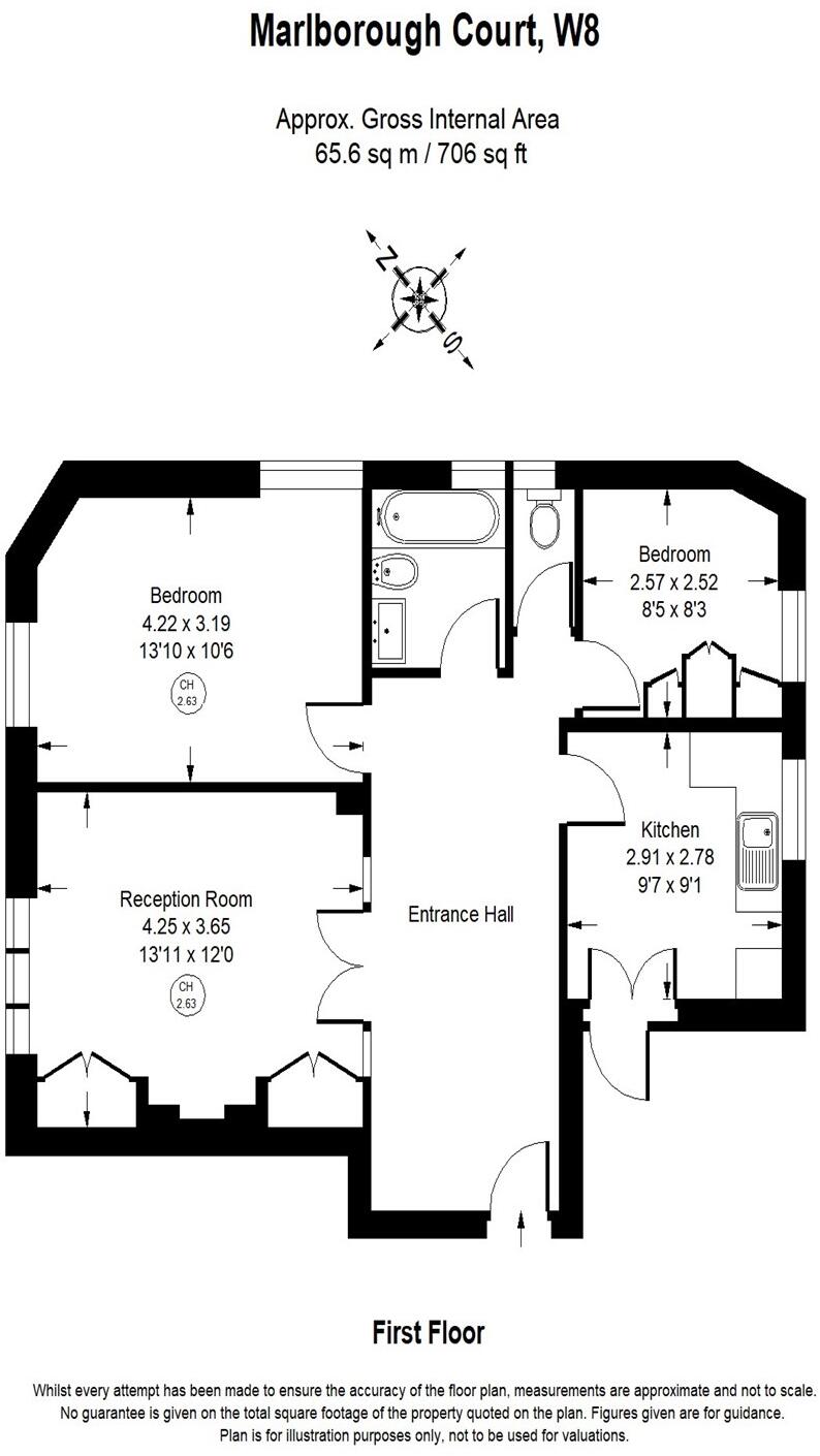 Marlborough Court, Pembroke Road, London, W8 floorplan