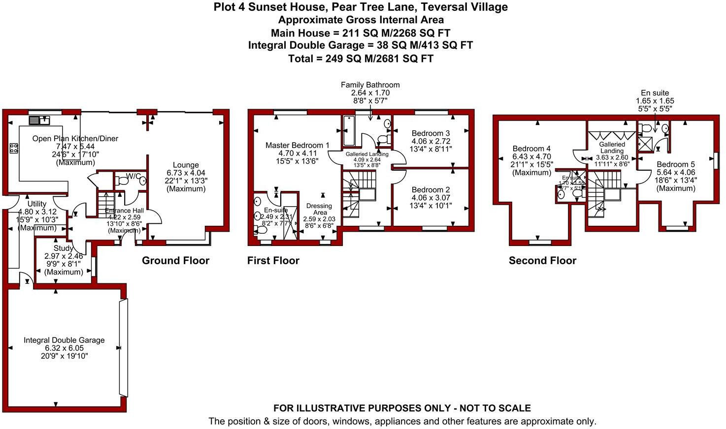 Plot 4 Sunset House, Pear Tree Lane, Teversal Village floorplan