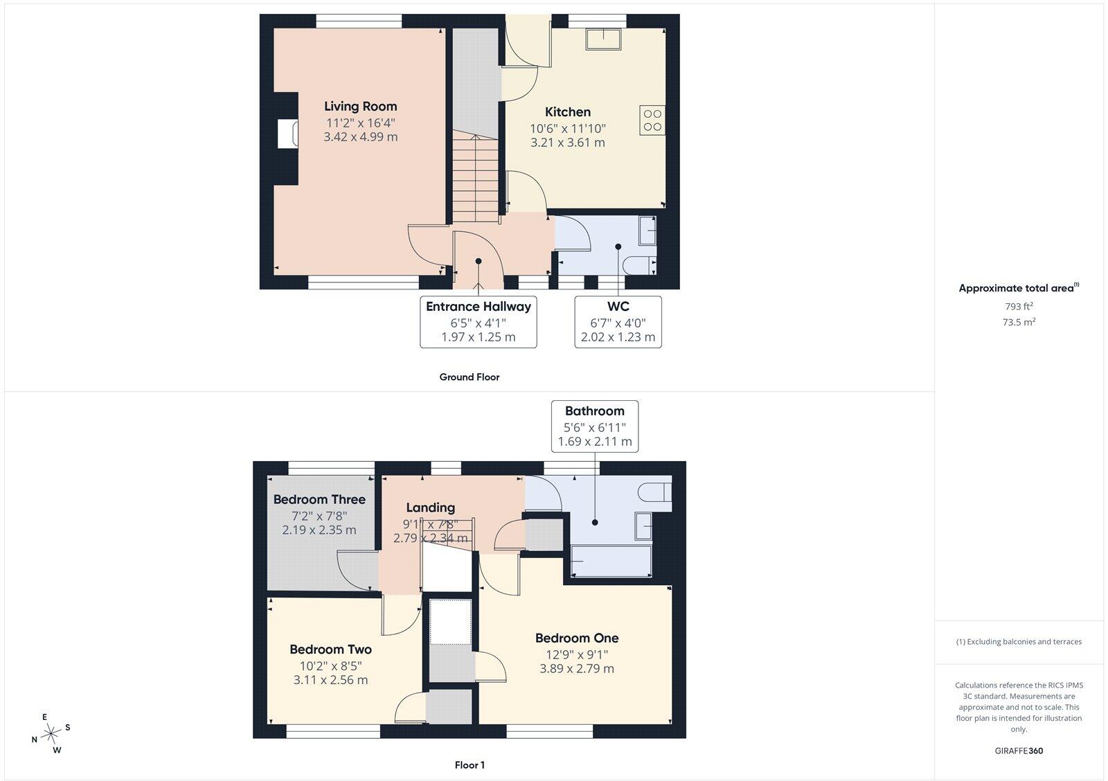 Oxford Street, New Rossington, Doncaster, South Yorkshire, DN11 floorplan