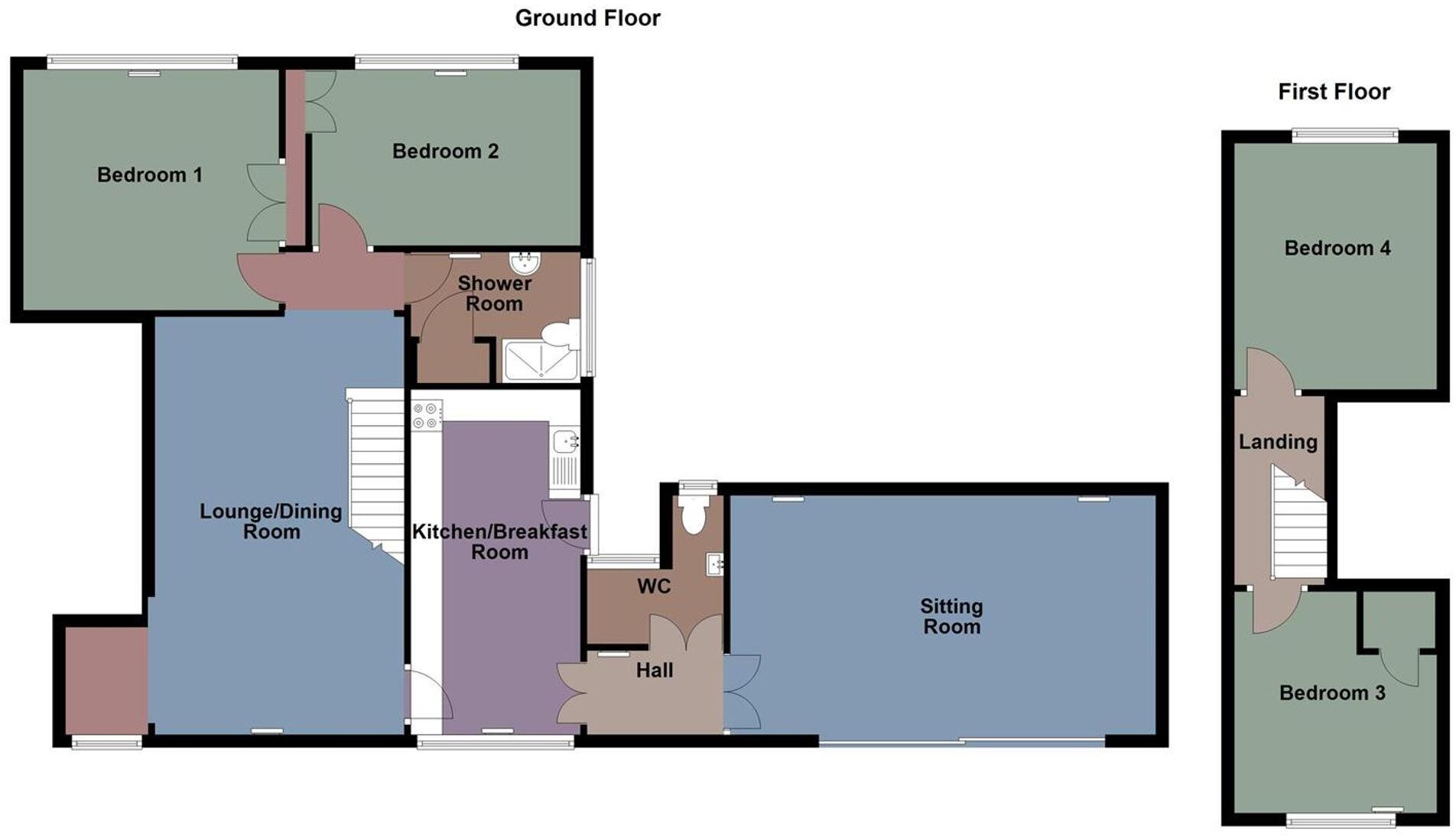Heol Glasnant, Killay, SA2 floorplan