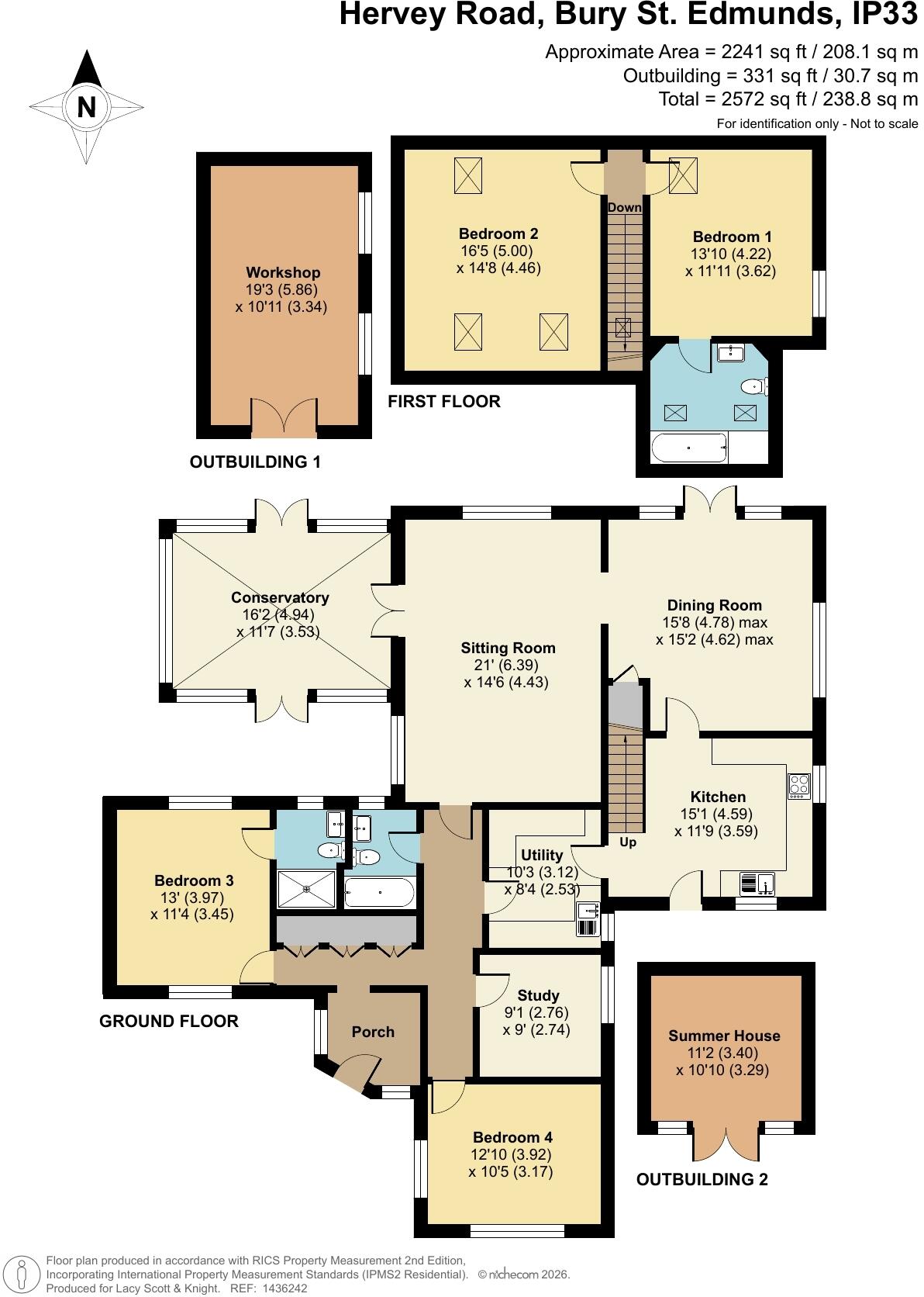 Hervey Road, Bury St. Edmunds, Suffolk, IP33 floorplan