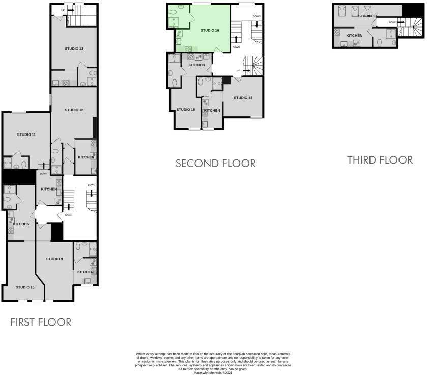 Flat 16, 160 Upper New Walk, Leicester, LE1 floorplan